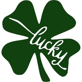 Irish Shamrock Wall Decor Shamrocks Sign for St Patricks's Day Metal Four Clover Art Decor Shamrock Decorations for Front Door Hallway (Green)