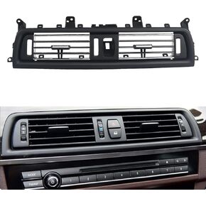 Front Air Dash Center Vent AC Grille Compatible with F10 F11 520i 528i 535i 2010-2016, Console Air Vent Dashboard Fresh Air Grille 64229166885