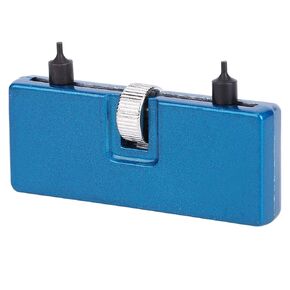Oumefar Watch Back Remover Tool, 2 Claw Watch Case Opener Tool Universal 0.5-2.1in Range Watch Wrench Adjustable Back Case Opener Portable Watch Repairing Tool for Screw-in Back Cover
