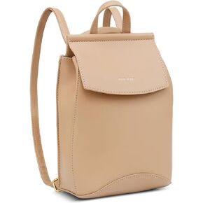 Pixie Mood Mini Kim 8 x 10.5 Vegan Leather Adjustable Straps, Top Handle, Shoulder Bag, Backpack, Sand