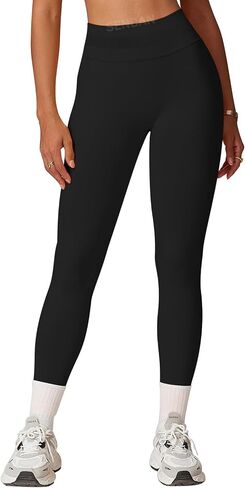 SENBAN Women's High Waisted Leggings Seamless Workout Gym Yoga Pants Tummy Control Smile Contour Activewear Tights in Saudi Arabia