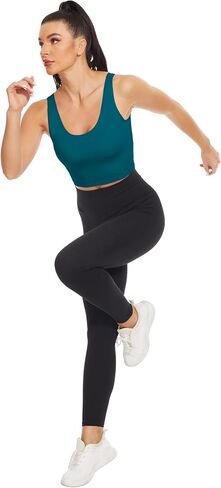 Built in Bra Crop Tank Tops Cotton Cropped Shelf Bra Camis for Sports Daily Wearing in Saudi Arabia
