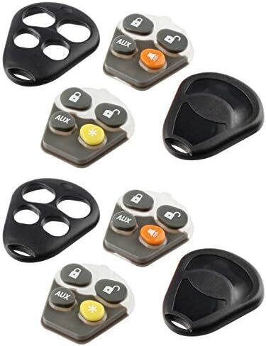 Key Fob Keyless Entry Remote Shell Case & Pad fits Viper EZSDEI474V - 4 Button in Saudi Arabia