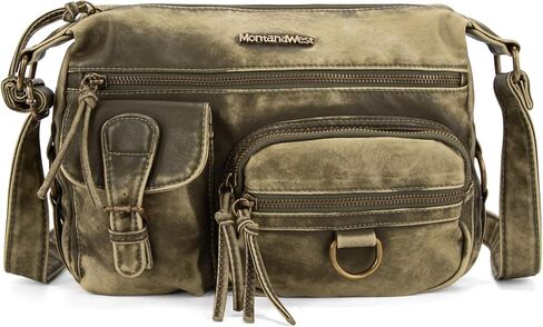 Montana West Crossbody Bags for Women Shoulder Bag Multi Pockets Messenger Bag Purses and Handbags in Saudi Arabia