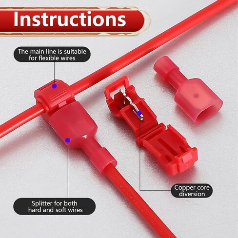 240 PCS Car Quick Splice Wire Terminals for 0.5-4MM Line, Nylon Vehicle Terminal Connectors, Universal Waterproof Automotive Terminals Assortment Kit for Trucks SUVs Cars (Multicolored) in Saudi Arabia