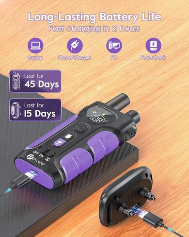 Dog Shock Collar,3300FT Dog Training Collar with Remote,IPX8 Waterproof E-Collar with Beep,Vibration,Shock,Flashing Light,Shock Lock Model,Rechargeable Electric Shock Collar for Dogs,Blue in Kuwait