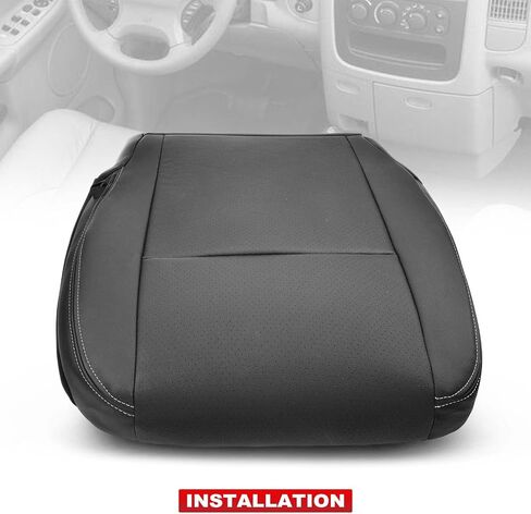 A-Premium Dark Gray Seat Bottom Cover Compatible with Dodge Ram 1500 Ram 2500 Ram 3500 2009-2010 Ram 1500 2500 3500 2011-2012 Front Driver Side in Saudi Arabia