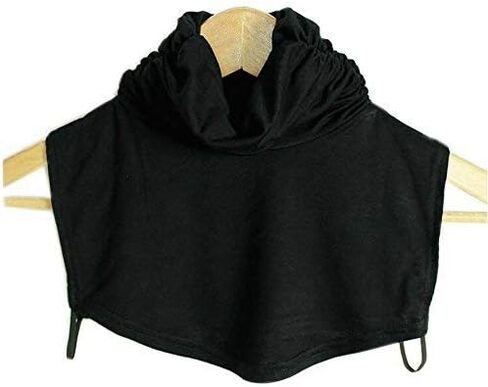 OOCC Solid Color Mock Turtleneck Fake Collar Half Blouse Pullover Dickey Faux Collar in Saudi Arabia