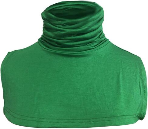 OOCC Solid Color Mock Turtleneck Fake Collar Half Blouse Pullover Dickey Faux Collar in Saudi Arabia