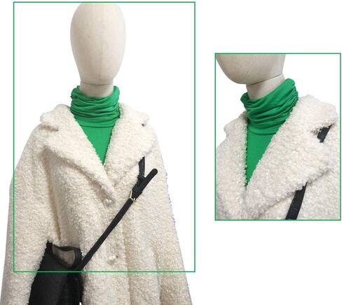 OOCC Solid Color Mock Turtleneck Fake Collar Half Blouse Pullover Dickey Faux Collar in Saudi Arabia