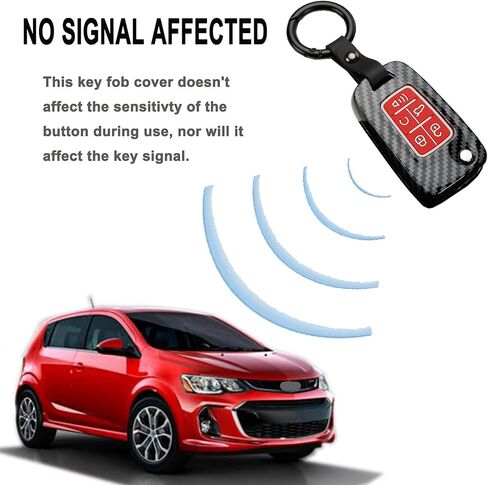 Key Fob Cover Fit for Chevy Camaro Cruze Limited Equinox Impala Limited Malibu Limited Sonic in Kuwait