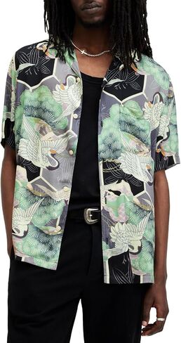 AllSaints Men's Naga Short Sleeve Shirt in Saudi Arabia