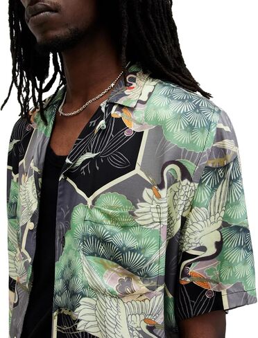 AllSaints Men's Naga Short Sleeve Shirt in Saudi Arabia