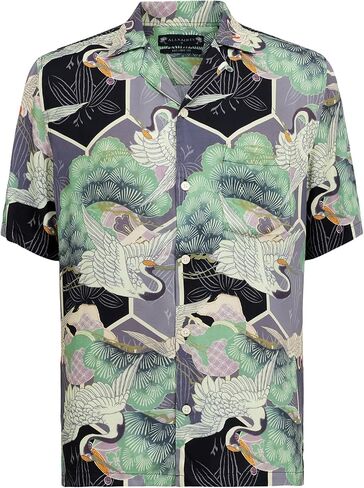 AllSaints Men's Naga Short Sleeve Shirt in Saudi Arabia