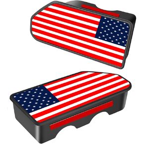 Pack-2 for Chevy Stake Pocket Covers,Truck Rear Holes Caps Bed Rail Holes Plugs Covers Fit for GMC Chevy Silverado/GMC Sierra 1500(2019-2024), GMC Sierra 2500/3500HD(2020-2024). (Red)