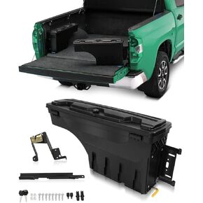 SCITOO Tool Box | Fits For For Chevrolet Silverado 1500 2019-2021, For GMC Sierra 1500 2019-2021 | Truck Bed Storage Box, Passenger Side