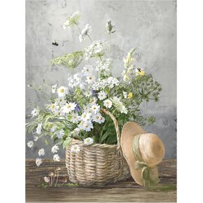 Canvas Wall Art - Danhui Nai 'Cottage Gardening III' Wall Art for Living Room, Bedroom, or Office Décor by Trademark Fine Art