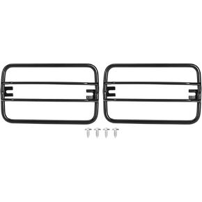 Turn Light Grille, Turn Side Light Guards Black Grille Cover Fits for TJ 1997-26