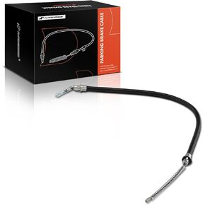 A-Premium Rear Passenger Side Parking Brake Cable Assembly Compatible with Chevrolet, Pontiac and Oldsmobile Models: Venture/Montana 2001-2005, Trans Sport 1997-1998, Aztek 2003-2005, Silhouette