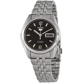 SEIKO Series 5 Automatic Black Dial Men's Watch SNK393