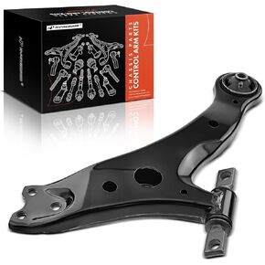 A-Premium Front Right Lower Control Arm, with Bushing, Compatible with Toyota Camry 02-06, Highlander 04-07, Solara 04-08, Lexus ES300 02-03, ES330 04-06, RX330 04-06, RX350 07-09, RX400h 06-08