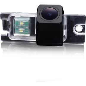 Vehicle Backup License Plate Cameras Car Rear View Backup Camera for Volvo S80L /S40L/S80/S40/S60/V60/XC90/XC60/C70/s60L Parking Reverse HD Waterproof (Model B= 2 x Screw Connector)