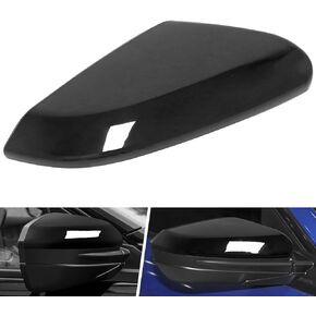 غطاء مرآة جانبية للراكب الأيمن غطاء مرايا الرؤية الخلفية مناسب لهوندا سيفيك 2016 2017 2018 2019 2020 2021 مناسب للجيل العاشر مناسب لـ Insight 2019-2022 غطاء الرؤية الخلفية الخارجي أسود لامع in Kuwait