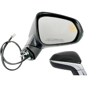APA Replacement for Rear View Mirror Power Folding with BSD Heated Turn Signal Light Memory 2016-2022 RX350 RX350L RX450h RX450hL Passenger Right Side 879100E251 LX1321170