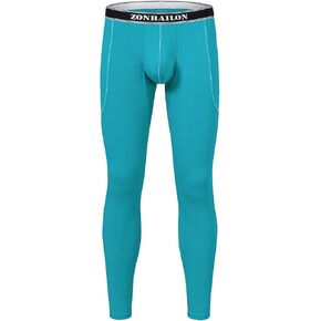 JINSHI Long Johns Thermal Underwear for Men Soft Bamboo Viscose Base Layer for Cold Weather Bottom