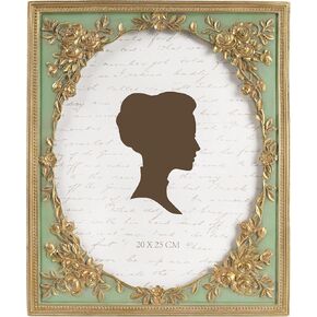 AELS 8x10 Inch Vintage Black Picture Frame, Elegant Antique Photo Frames with Glass Front, Photo Display, Tabletop Wall Hanging, Gift Ideas, Gold and Black