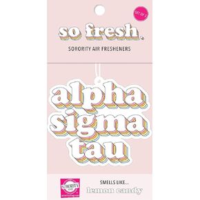 Alpha Sigma Tau - Retro Air Freshener - 2/Pack