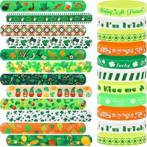 JUNEBRUSHS 50Pcs Kindergarten Graduation Party Favors, Colorful Congrats Grad Slap Bracelets and Silicone Bracelets for Kids Class of 2025 Preschool Kindergarten Graduation Gifts Party Favors Supplies
