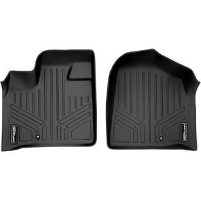 SMARTLINER Custom Fit Floor Mats 1st Row Liner Set Black Compatible with 2008-2020 Grand Caravan / 2008-2016 Town & Country
