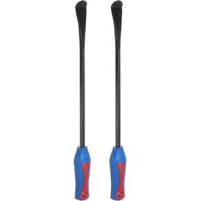 HARFINGTON 2pcs Tire Spoon Lever 17 Inch CR-V Tire Changing Spoons Removal Tool with Non-Slip Handle for Car Bike Motorcycle