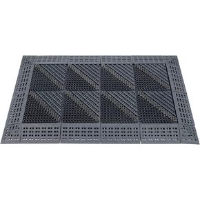 Shoe Brush Scraper - Door Scrubber Mat Outdoor Heavy Duty Boot Scraper with Brush for Home Porch Garden - - All Weather Shoes & Boots Cleaner, Removes Snow, Sand and Mud – 29.5‘’ x 17.7‘’