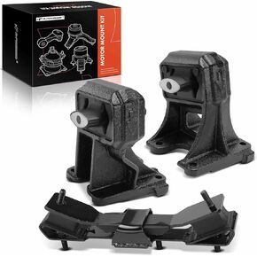 A-Premium 3PCS Engine Motor Mount and Transmission Mount Set Compatible with Dodge Ram 1500 2006-2007 5.7L, RWD, Replace# 55366619AE, 55366622AE