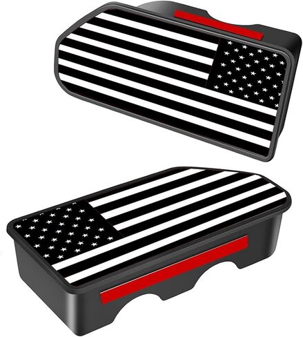 Pack-2 for Chevy Stake Pocket Covers,Truck Rear Holes Caps Bed Rail Holes Plugs Covers Fit for GMC Chevy Silverado/GMC Sierra 1500(2019-2024), GMC Sierra 2500/3500HD(2020-2024). (Red) in Saudi Arabia