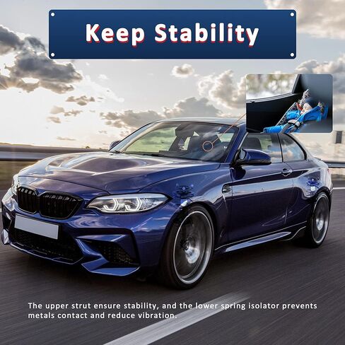 زوج MOSTPLUS من مجموعة دعامة زنبركية كاملة لفائف أمامية متوافقة مع ممتص الصدمات 2011-2016 Hyundai Elantra 172709 172708 in Kuwait