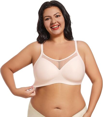 Wireless Bras for Women, Comfortable Seamless Bras, Push Up Bras No Underwire, Bralettes Sleep Bras for Women in Saudi Arabia