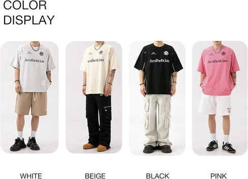 Unisex Y2K Oversized T Shirt 90s Shirt Streetwear Graphic Tees Casual Vintage Summer Tops Racing Tee in Saudi Arabia