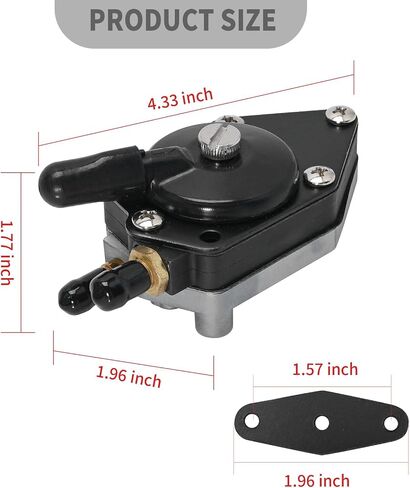438559 Fuel Pump Replacement for Johnson Evinrude Outboard 25HP 35HP 50HP 65HP 70HP 75HP 85HP 88HP 90HP 100HP 105HP 115HP 135HP 140HP, Replacement for 433390 395712 398385 765591 438557 in Kuwait