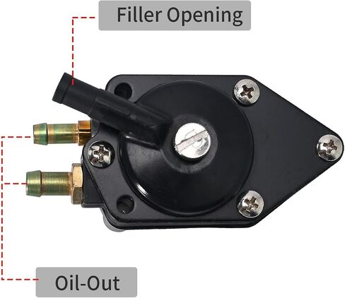 438559 Fuel Pump Replacement for Johnson Evinrude Outboard 25HP 35HP 50HP 65HP 70HP 75HP 85HP 88HP 90HP 100HP 105HP 115HP 135HP 140HP, Replacement for 433390 395712 398385 765591 438557 in Kuwait