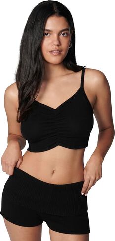 florence by mills Women's Fold Over Wide Waistband Sweater Short in Saudi Arabia