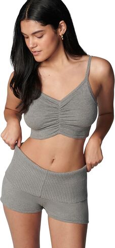 florence by mills Women's Fold Over Wide Waistband Sweater Short in Saudi Arabia