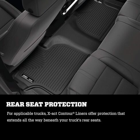 Husky Liners X-act Contour Floor Mats | Fits 2023-2024 Kia Sportage | Front Row, 2-pc Black - 53031 in Saudi Arabia