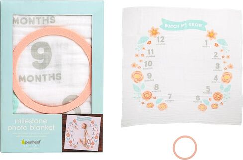 Pearhead Floral Wall Growth Chart for Girls, Kids Height Measuring Chart, Wall Decor for Girls Bedroom Or Nursery, Baby Growth Chart, Though She Be Little She is Fierce in Saudi Arabia