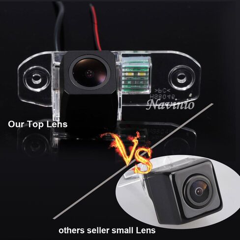 Vehicle Backup License Plate Cameras Car Rear View Backup Camera for Volvo S80L /S40L/S80/S40/S60/V60/XC90/XC60/C70/s60L Parking Reverse HD Waterproof (Model B= 2 x Screw Connector) in Kuwait