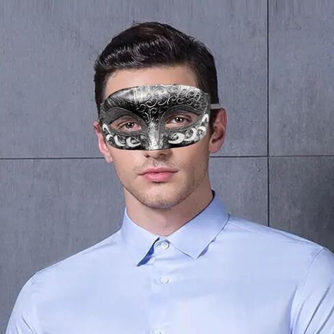Couple Masquerade Mask Set - Venetian Style Masks for Halloween, Costume Parties and Carnival in Kuwait