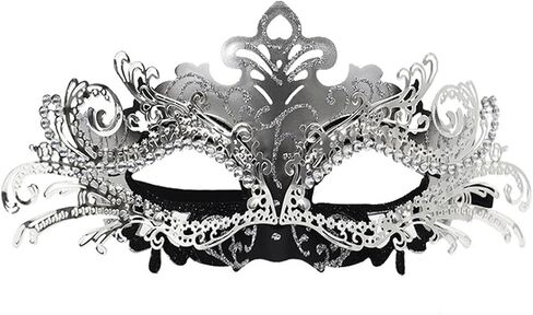Couple Masquerade Mask Set - Venetian Style Masks for Halloween, Costume Parties and Carnival in Kuwait