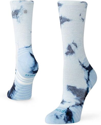 طاقم نسائي من Stance مصنوع من الصوف المصبوغ باللون الأزرق الجليدي متوسط in Kuwait